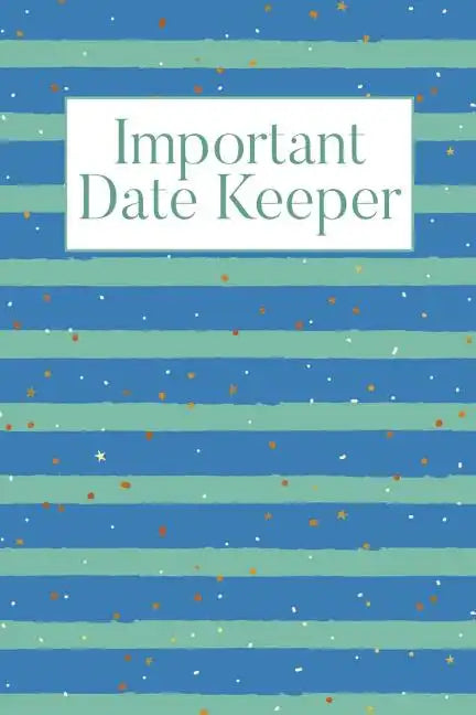 Important Date Keeper: Stripes - Paperback