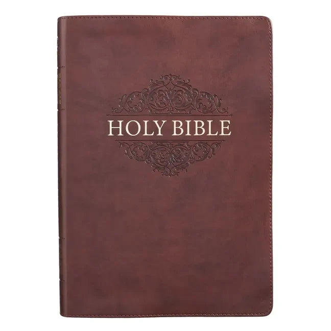 KJV Super Giant Print LL Brown - Leather