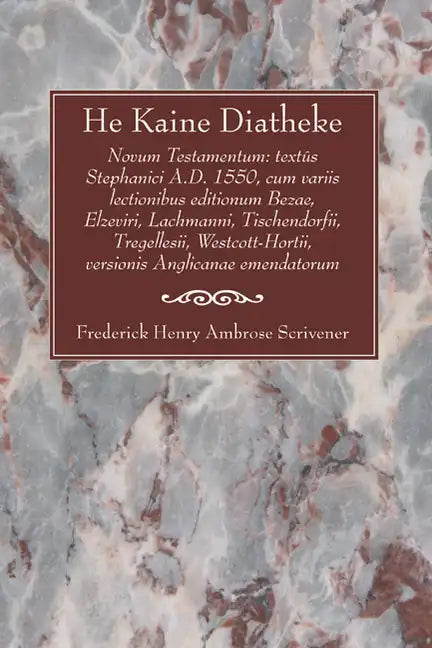 He Kaine Diatheke - Paperback