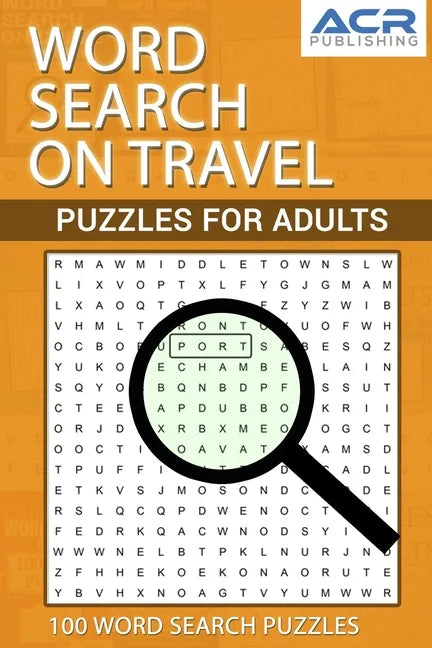 Word Search on Travel: Puzzle For Adults - Paperback
