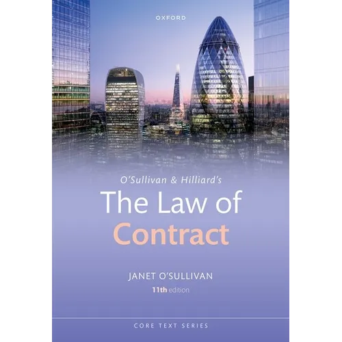 Osullivan & Hilliards the Law of Contract 11E Paperback - Paperback