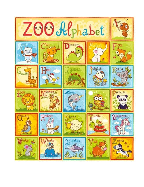 Color The Alphabet: A Children's Coloring Book of Fun Alphabet Letters for Ages 3 Years Old and up - Paperback