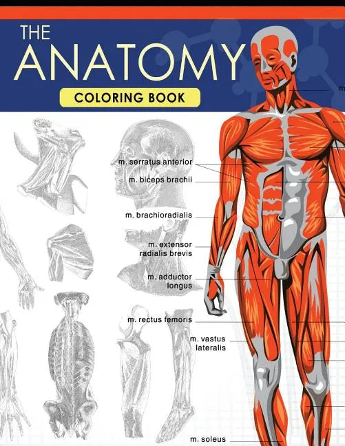 The Anatomy Coloring Book: A Complete Study Guide (9th Edition) - Paperback