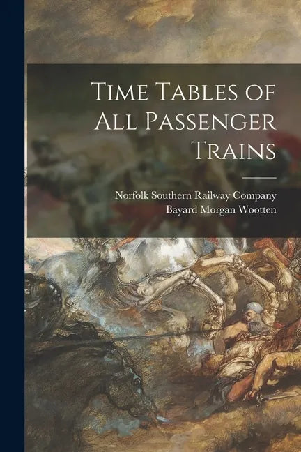 Time Tables of All Passenger Trains - Paperback