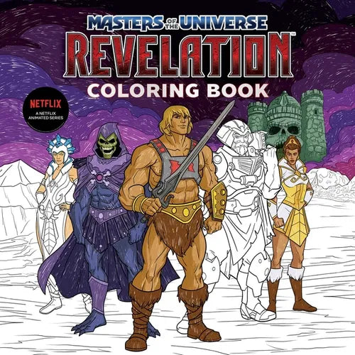 Masters of the Universe: Revelation Official Coloring Book (Essential Gift for Fans) - Paperback