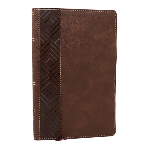 Nkjv, Personal Size New Testament, Brown Leathersoft, Red Letter, Comfort Print - Imitation Leather