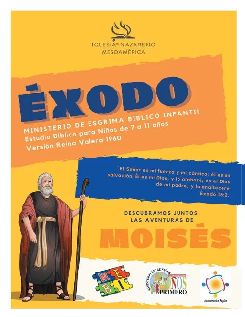 Ministerio De Esgrima Bíblico Infantil - Éxodo: Estudios bíblicos para niños de 7 a 11 años - Paperback