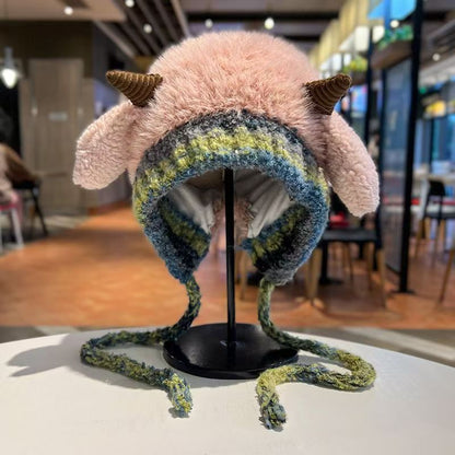 Women’s Cold-Proof Knitted Hat – Versatile Warm Winter Beanie