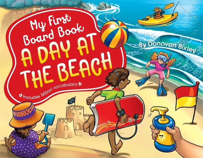 My First Board Book: A Day at the Beach - Board Book