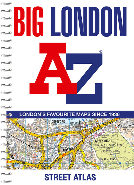 Big London A-Z Street Atlas - Spiral
