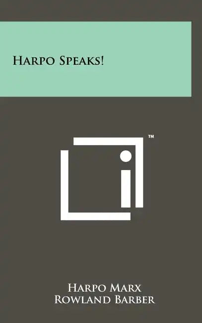 Harpo Speaks! - Hardcover