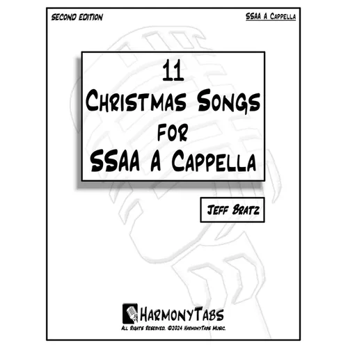 11 Christmas Songs for SSAA A Cappella: Second Edition - Paperback