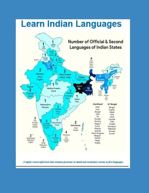 Learn Indian Languages: Learn Five Indian Languages in One Book - Paperback