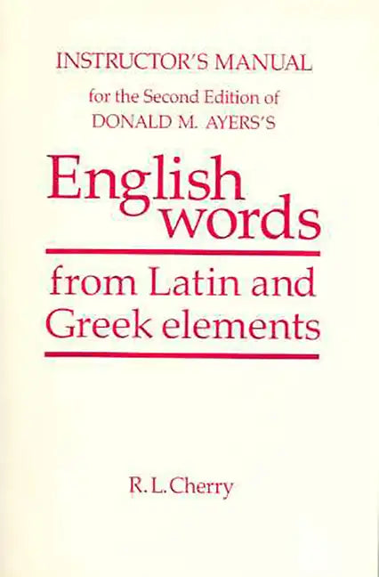 English Words Instructor's Manual - Paperback