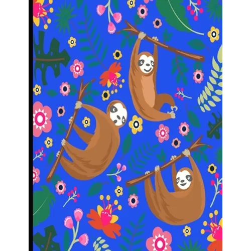 This Is My Super Cute Sloth Puzzle Book: Blue Cover Sloth Puzzle Book With 110 Pages. Tic Tac Toe, Hangman, 4 In A Row & Dots And Boxes Activities Boo - Paperback