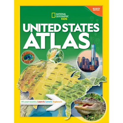 National Geographic Kids United States Atlas, 7th Edition - Hardcover