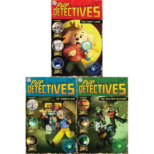 Pup Detectives the Graphic Novel Collected Set: The First Case; The Tiger's Eye; The Soccer Mystery - Paperback