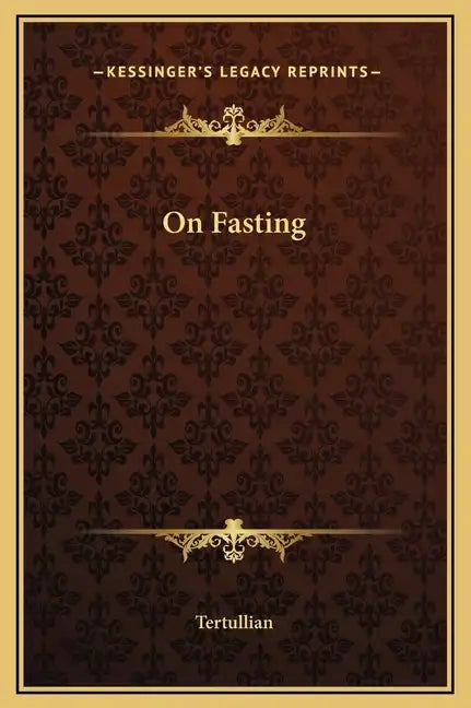 On Fasting - Hardcover