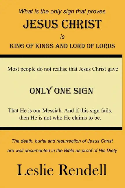 Only One Sign - Paperback