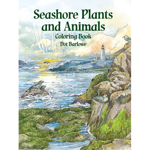 Seashore Plants and Animals Coloring Book - Paperback