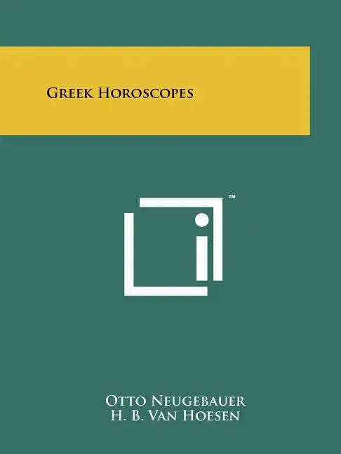Greek Horoscopes - Paperback
