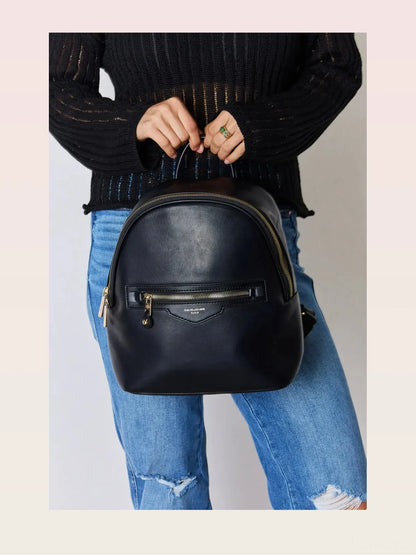 PU Leather Backpack