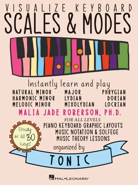 Visualize Keyboard Scales & Modes: Instantly Learn and Play, Designed for All Musicians - Paperback