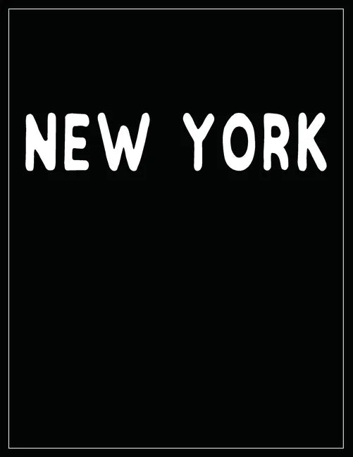 New York: Black and white Decorative Book - Perfect for Coffee Tables, End Tables, Bookshelves, Interior Design & Home Staging A - Paperback