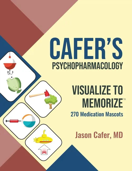 Cafer's Psychopharmacology: Visualize to Memorize 270 Medication Mascots - Paperback