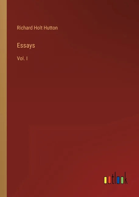 Essays: Vol. I - Paperback