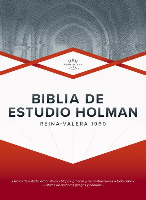 Rvr 1960 Biblia de Estudio Holman, Tapa Dura - Hardcover