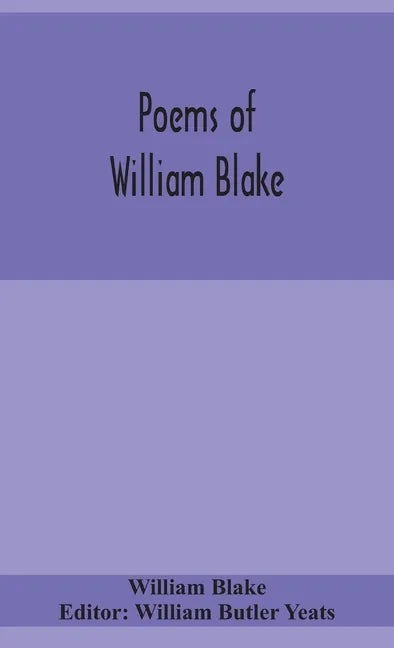 Poems of William Blake - Hardcover