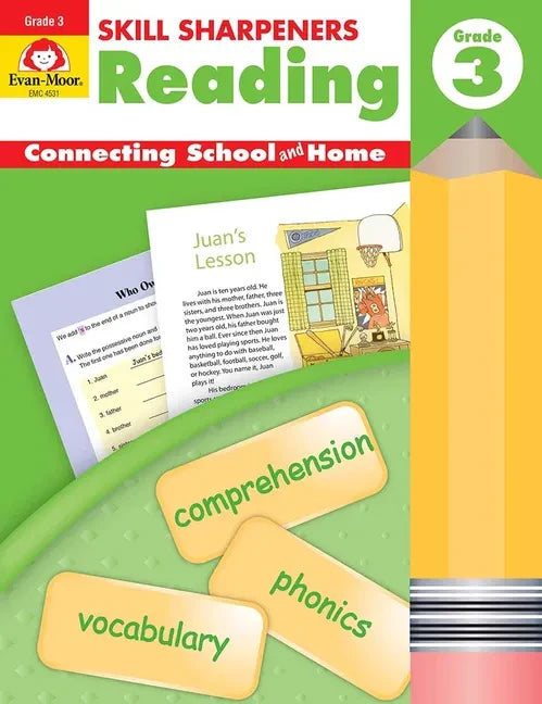 Skill Sharpeners: Reading, Grade 3 Workbook - Paperback