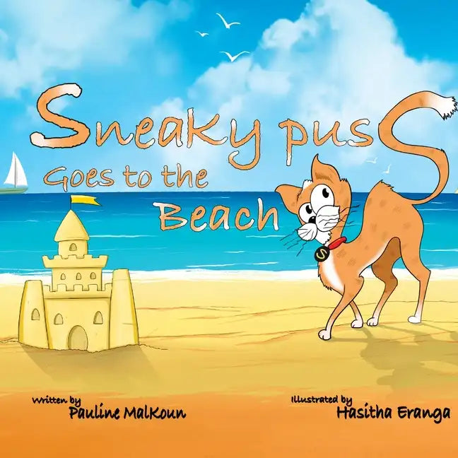 Sneaky Puss Goes to the Beach - Paperback