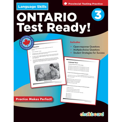 Ontario Test Ready Language Skills 3 - Paperback