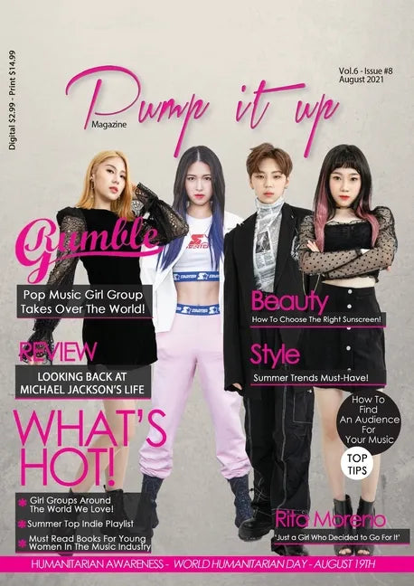Pump it up Magazine - K-Pop Sensation RUMBLE G - August 2021 - Paperback