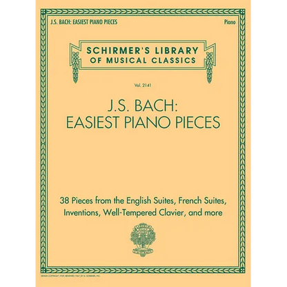 J.S. Bach: Easiest Piano Pieces: Schirmer's Library of Musical Classics, Vol. 2141 - Paperback