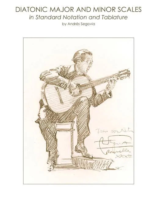 Diatonic Major and Minor Scales in Standard Notation and Tablature - Paperback