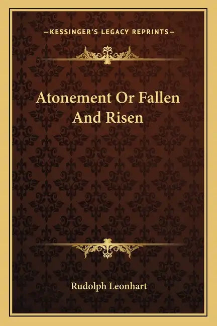 Atonement or Fallen and Risen - Paperback