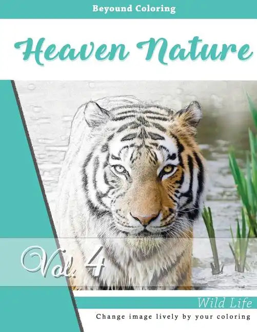 Mystery Wild Animals: Grayscale Photo Adult Coloring Book of Animals, Relaxation Stress Relief Coloring Book: Series of coloring book for ad - Paperback