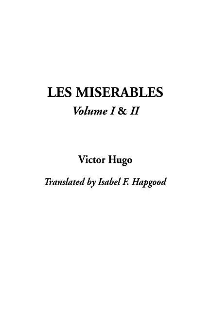 Les Miserables, V1 & V2 - Hardcover