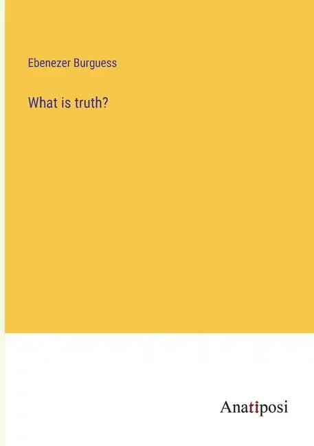 What is truth? - Paperback