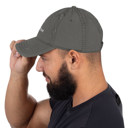 Child of God Distressed Embroidered Dad Hat