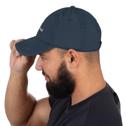 Child of God Distressed Embroidered Dad Hat