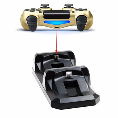 Dual USB Charging Dock for PS4 Controllers | TECTINTER Charger Station