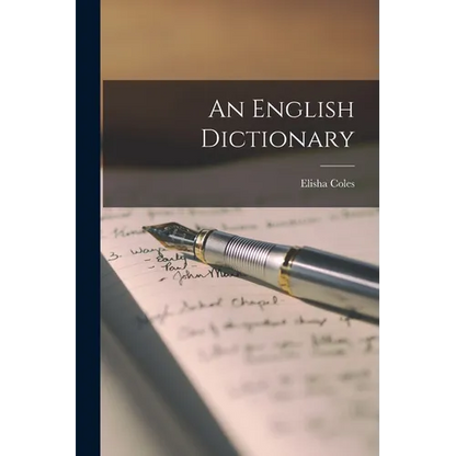 An English Dictionary - Paperback