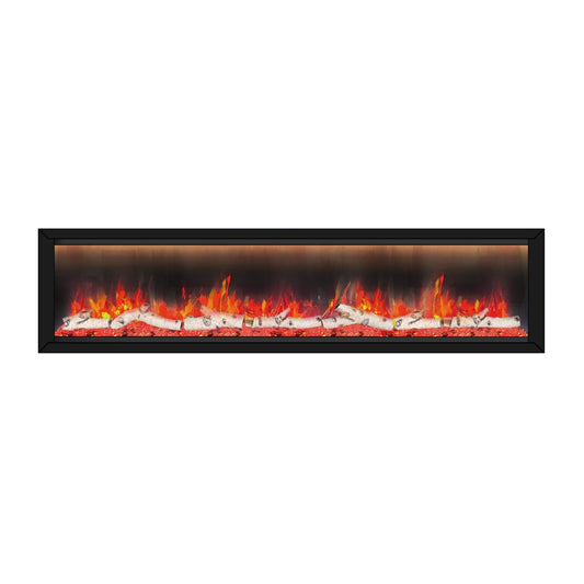 Dynasty Allegro 82-Inch Flush Mount Smart Linear Electric Fireplace [DY-BFM82] (SAK29014)