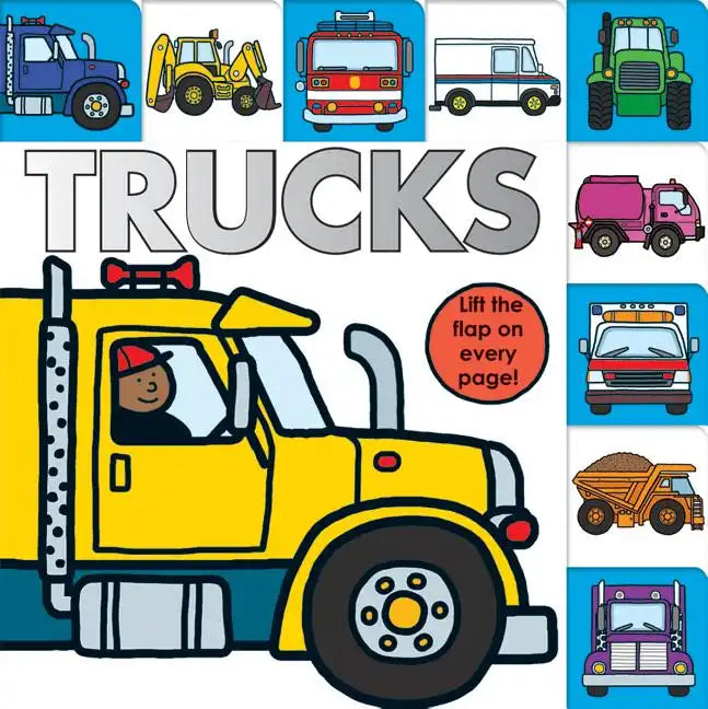 Lift-The-Flap Tab: Trucks: An Interactive Board Book for Little Fans of Trucks - Board Book