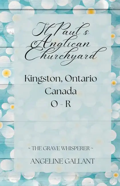 St. Paul's Anglican Churchyard O - R - Paperback