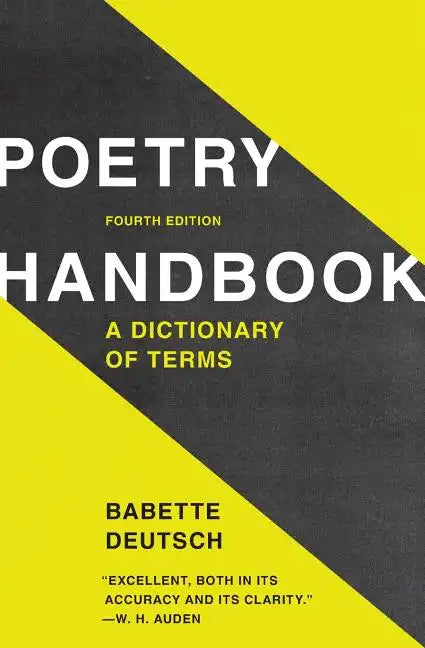 Poetry Handbook: A Dictionary of Terms (Revised) - Paperback